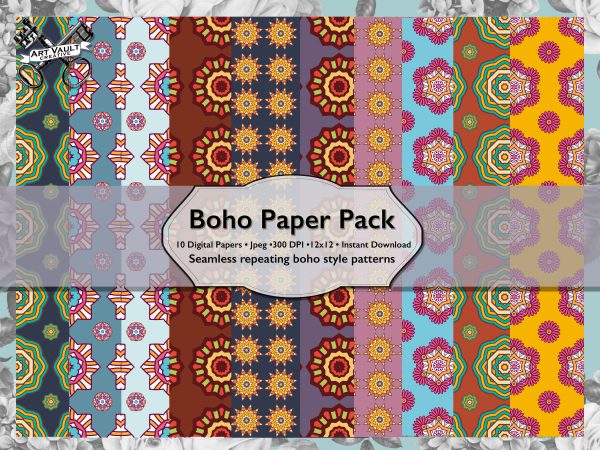 Boho Seamless Patterns