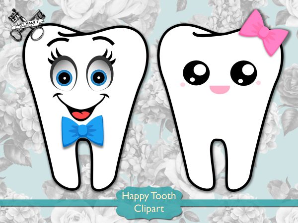 Happy Tooth Transparent PNG Clipart