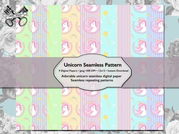 Unicorn Seamless Pattern